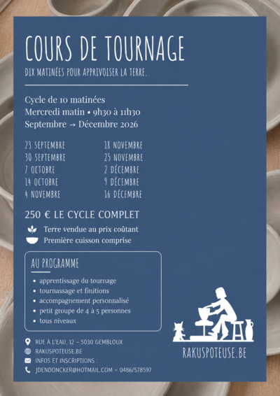 Rakuspoteuse | Ateliers de tournage | Grand-Manil