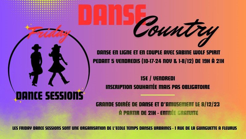 Temps Danses Urbaines | Cours de country | Fleurus