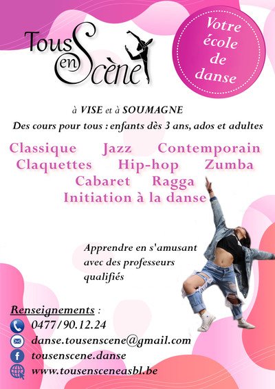 Tous en Scène | Cours de danse | Visé