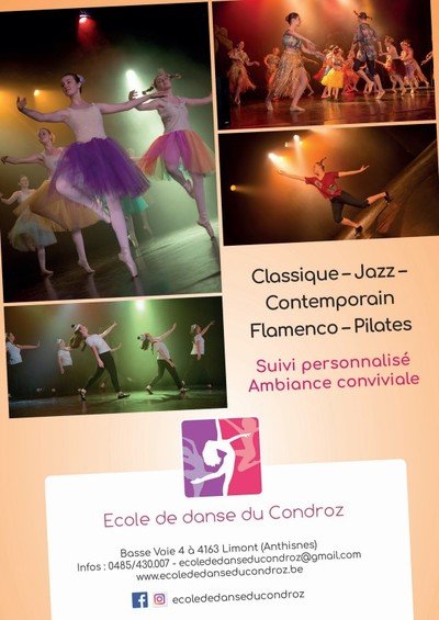 Ecole de danse du Condroz - Classique - Jazz - Contemporain - Flamenco - Pilates