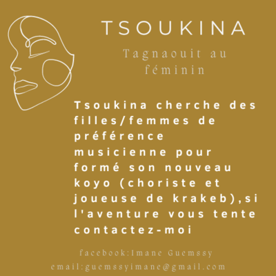 Tsoukina - Formation d'une nouvelle chorale féminine gnaoua