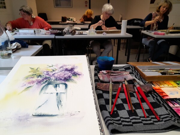 Olivier Surin Aquarelliste - Explorez la Magie de l'Aquarelle : Ateliers Tous Niveaux