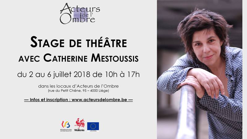 Stage de Théâtre avec Catherine Mestoussis