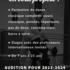 Studio B.  - Audition pour la formation préprofessionnelle 2023-2024 - Image 2